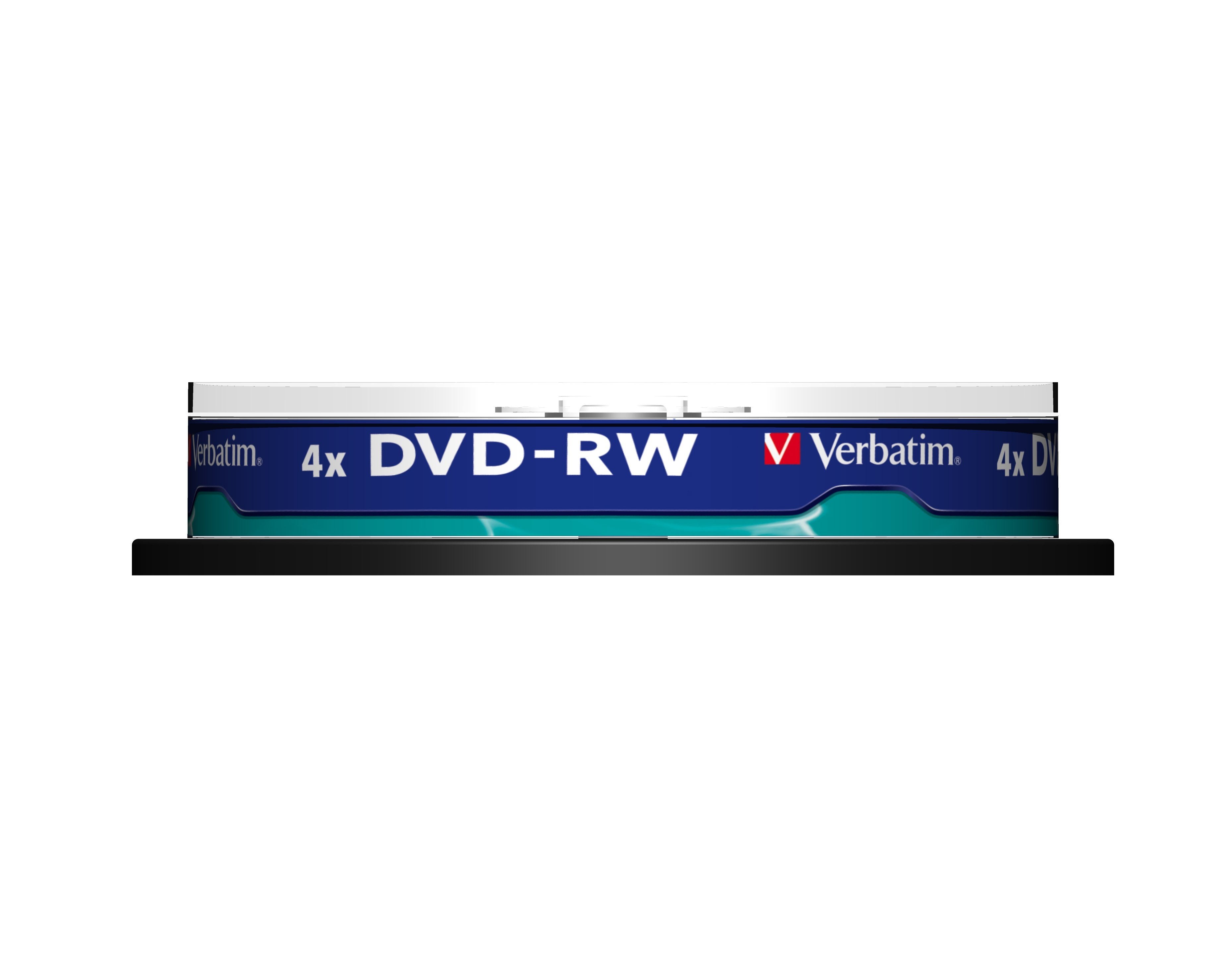 Verbatim Dvd-Rw Regrabable 4x  4,70 Gb Tarrina 10 43552 (20)