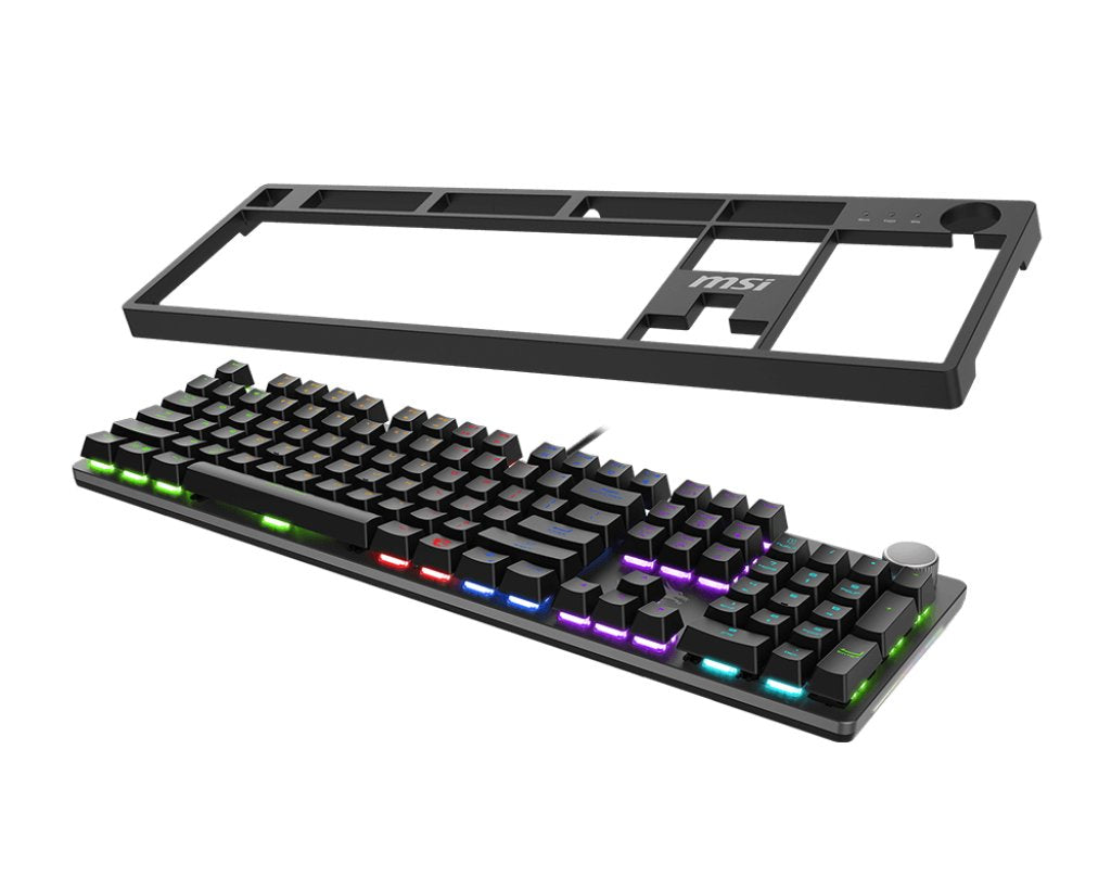 Teclado Aleman Msi Forge Gk-320 Redgaming