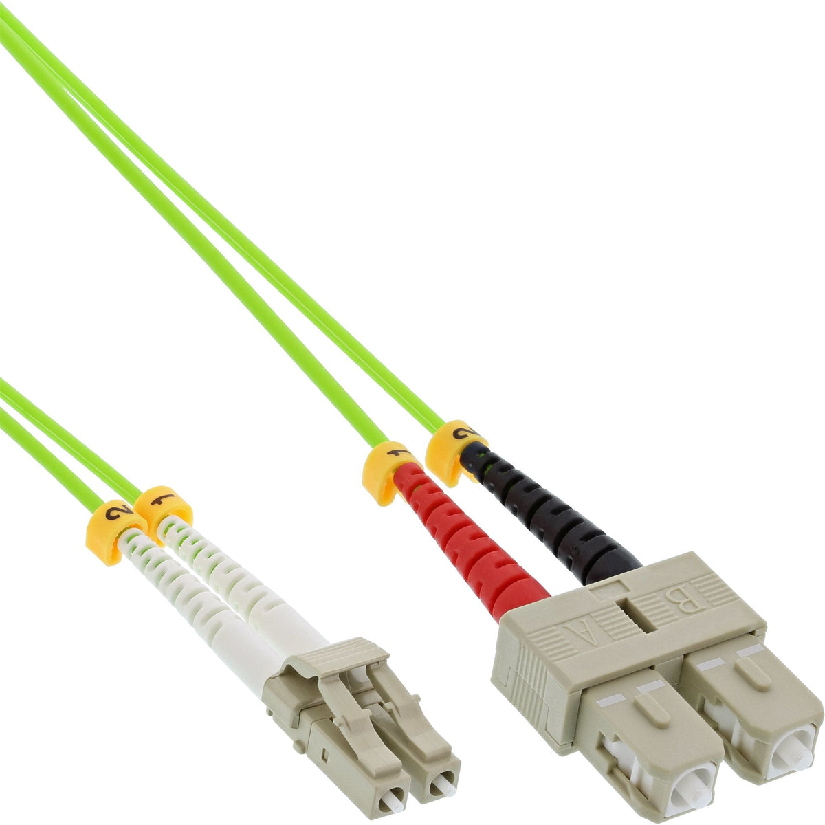 Cable Dúplex De Fibra Óptica Inline Lc/Sc 50/125?M Om5 3m
