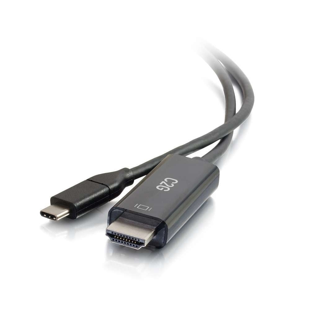 EAN 0757120268895 - C2G CG26889 adaptador de cable de vídeo 1,83 m USB Tipo C HDMI tipo A (Estándar) Negro imagen 1
