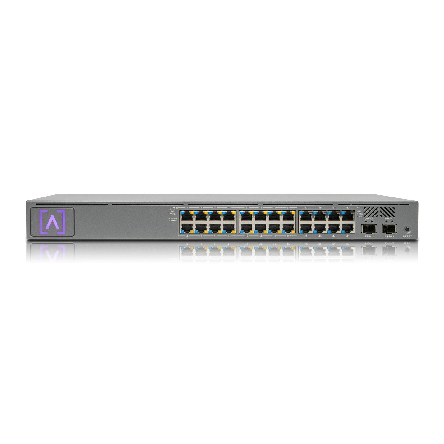 Alta Labs Switch 24-Poort Poe Gestionado Gigabit Ethernet [10/100/1000] Energía Sobre Ethernet [Poe] 1u Grafito