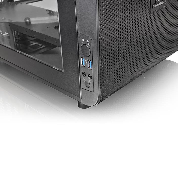 Caja Pc Thermaltake Core V21 Negro Con Ventana