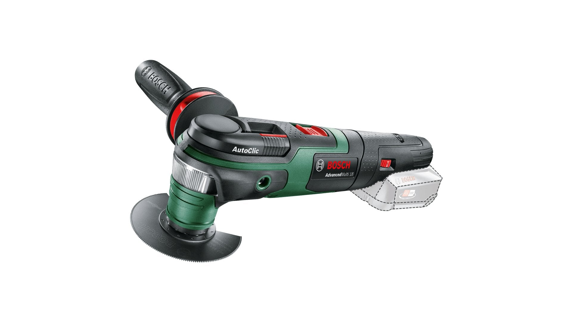 EAN 3165140843966 - Bosch AdvancedMulti 18 Negro, Verde imagen 1