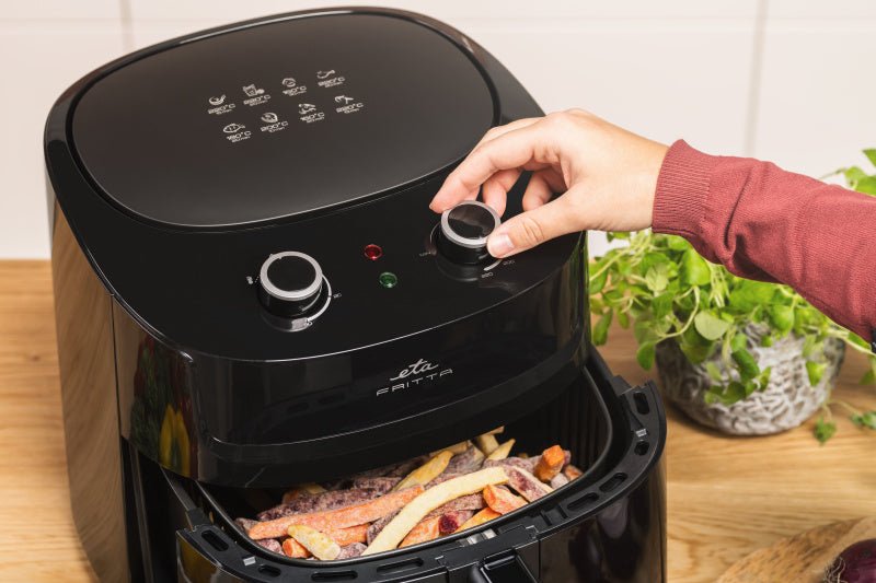 EAN 8590393343720 - Eta Fritta Sencillo 7,2 L Independiente 1800 W Freidora de aire caliente Negro imagen 8