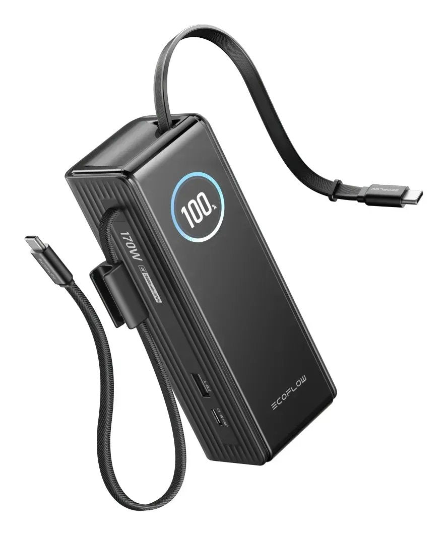 Ecoflow Rapid 25k Built-In Cable - Powerbank Black