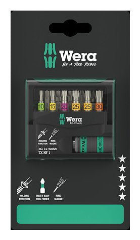 Wera Bit-Check 12 Wood Torx Hf 1 Sb