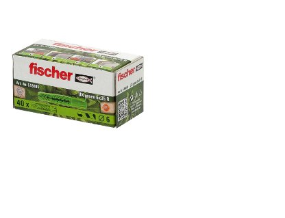 EAN 4048962154207 - Fischer UX Green 6x35 R 40 pieza(s) Enchufe de pared 35 mm imagen 3