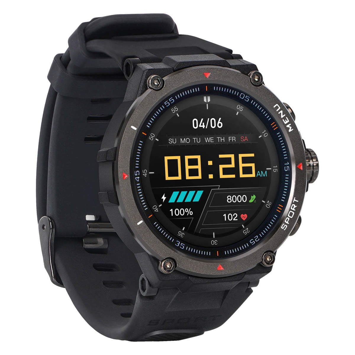 EAN 5904238484654 - Garett Electronics GRS PRO 3,3 cm (1.3") AMOLED 51 mm Digital 360 x 360 Pixeles Pantalla táctil Negro GPS imagen 2