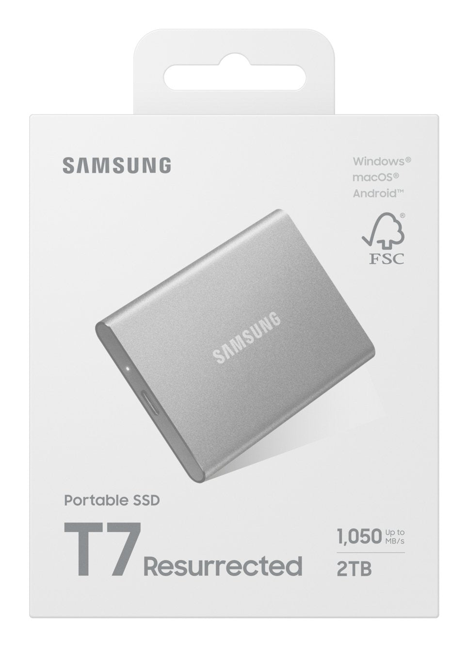EAN 8806097817840 - Samsung MU-PD2T0G/WW unidad externa de estado sólido 2 TB USB Tipo C 3.2 Gen 2 (3.1 Gen 2) Plata imagen 8