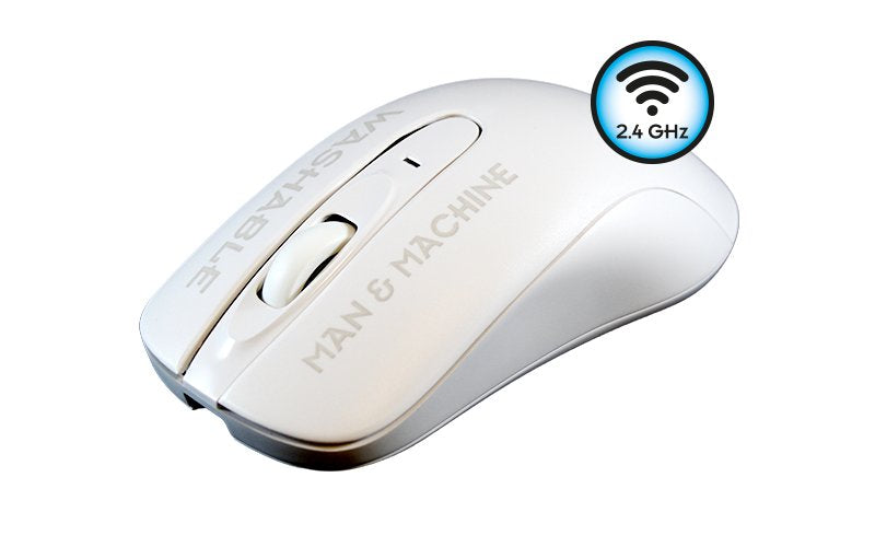 Raton Man & Machine C Inalámbrico 2 Botones 1000dpi Blanco