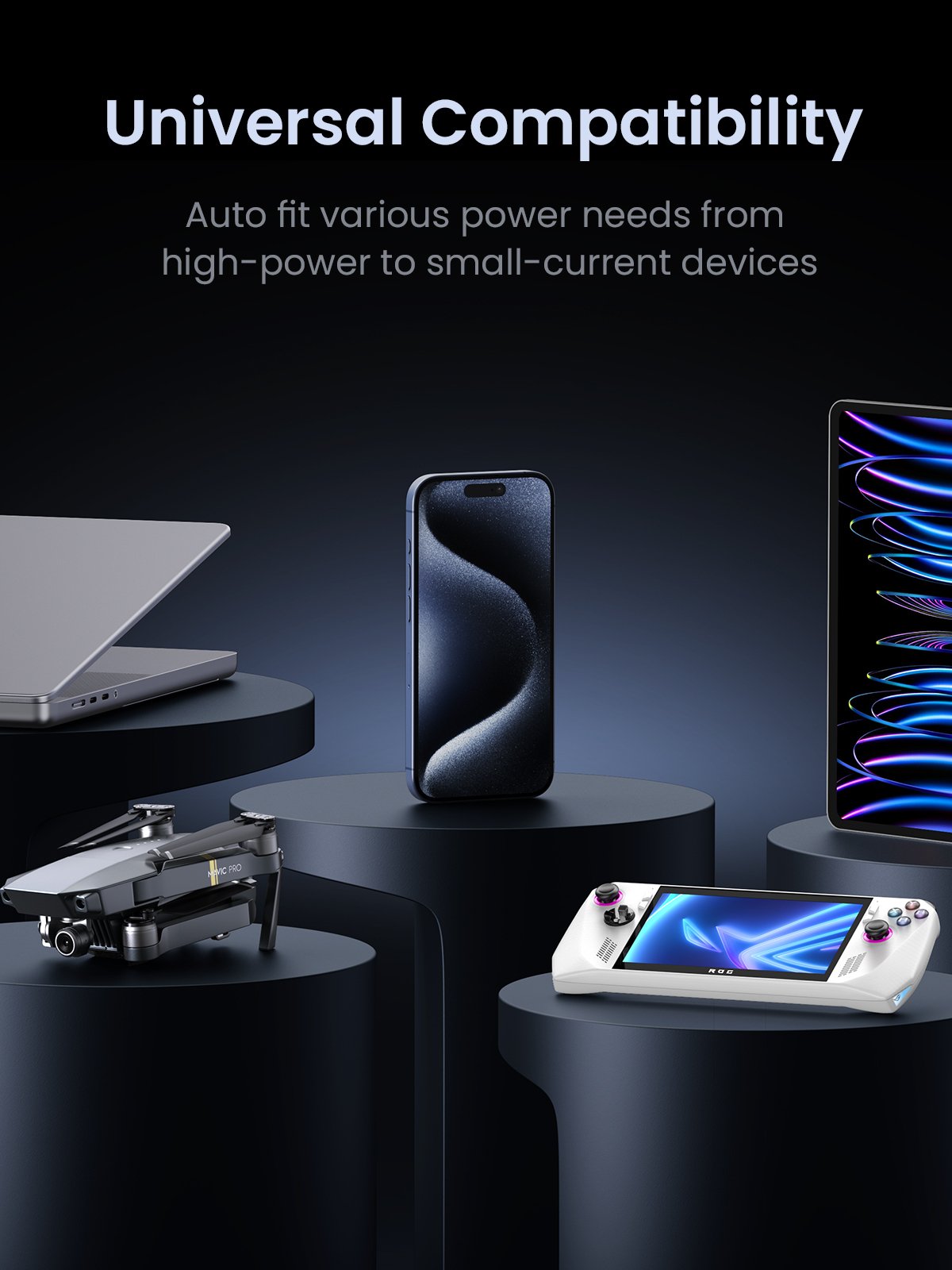 Ugreen 48000mah 300w Fast Charging Power Bank Gray