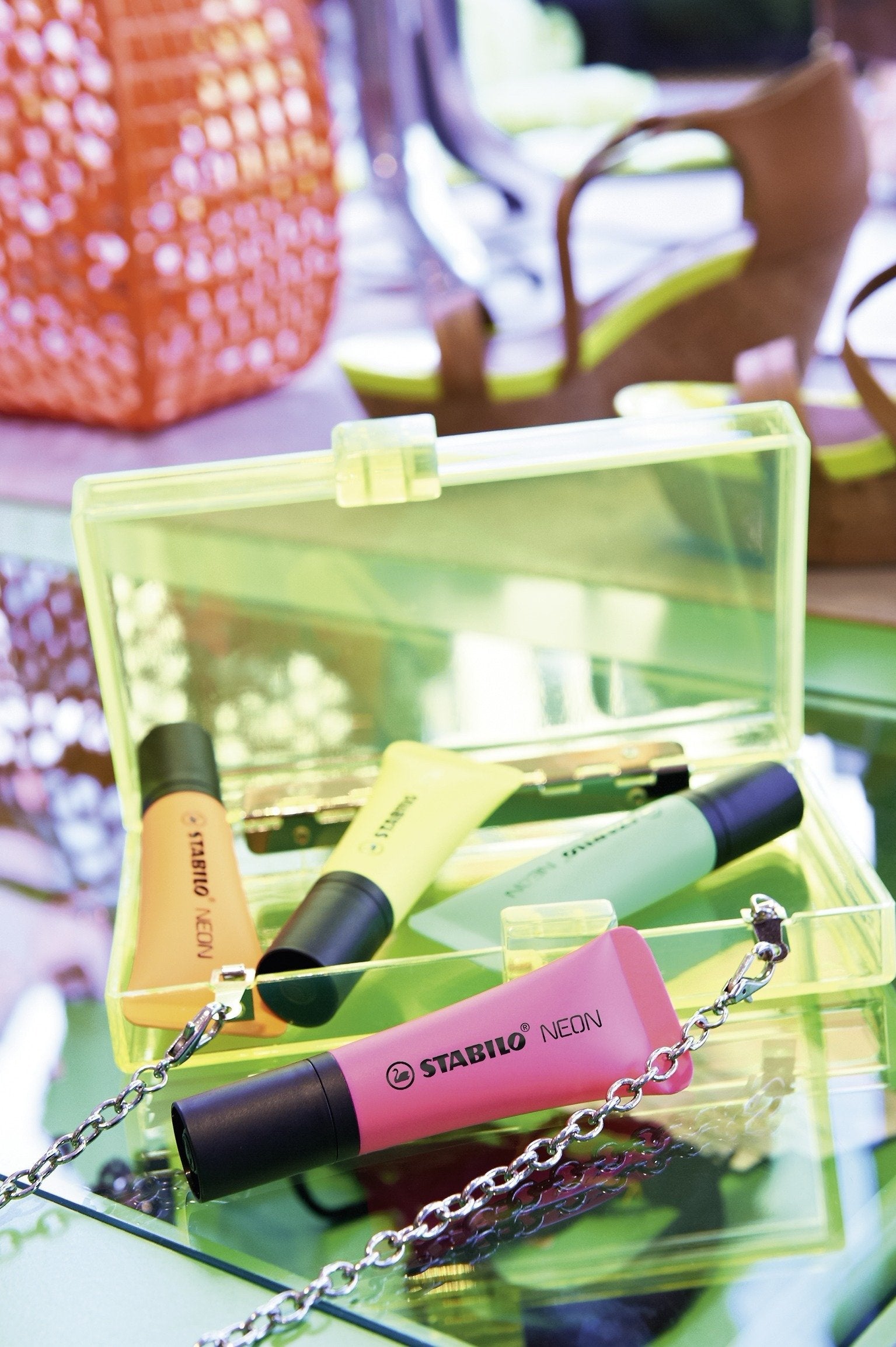 Stabilo Neon Marcador Fluorescente Rosa -10u-