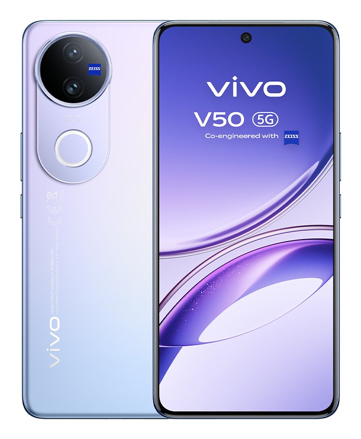 EAN 6935117897646 - VIVO V50 17,2 cm (6.77") SIM doble Android 15 5G USB Tipo C 12 GB 512 GB 6000 mAh Púrpura imagen 1