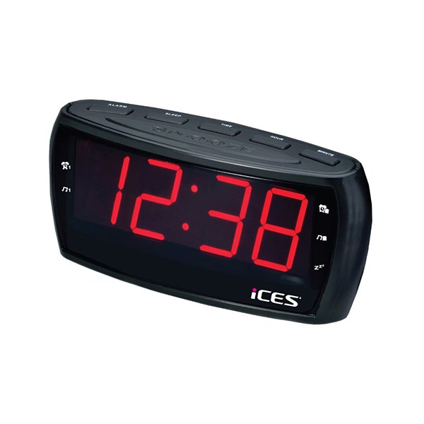 Lenco Icr-230-1 Fm-Uhrenradio Und Radiowecker. Schwarz