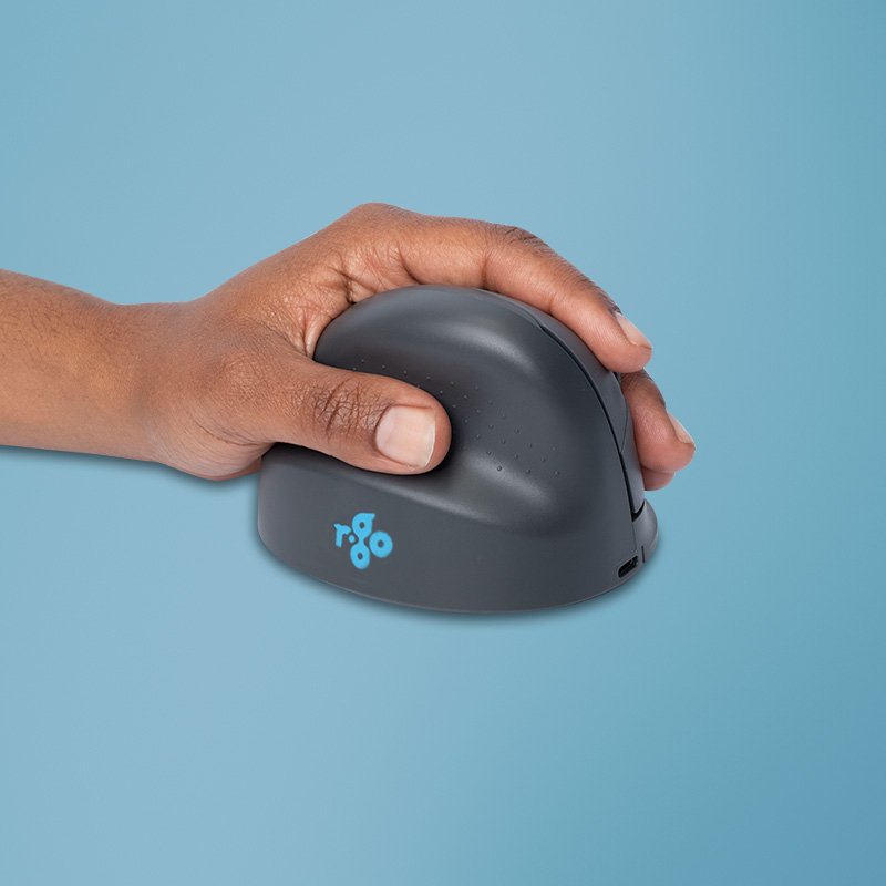 R-Go Ratón He Basic Ergonómico Izquierda Bluetooth