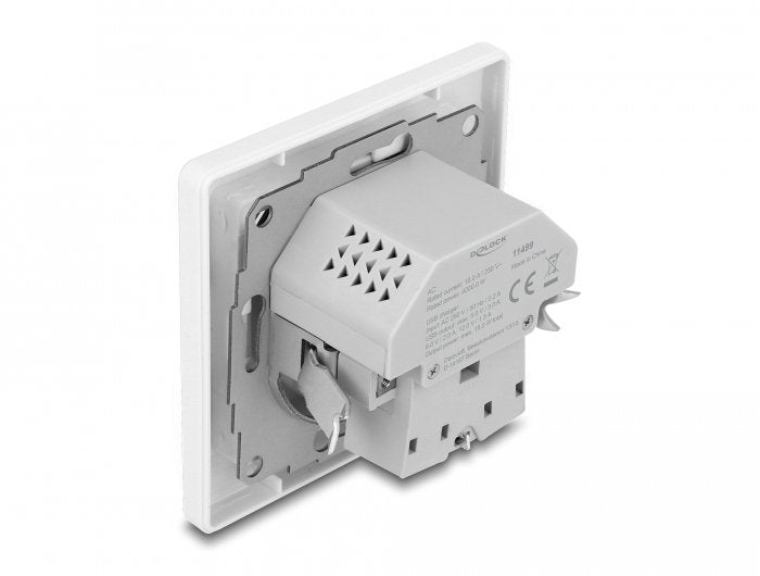 Toma Empotrada Delock Con 2 Puertos De Carga Usb, 1 X Usb Tipo A