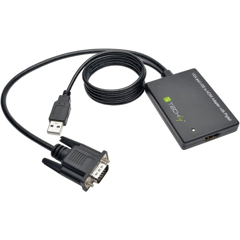 Techly Idata Hdmi-Vga3 Adaptador Hdmi A Svga+Usb
