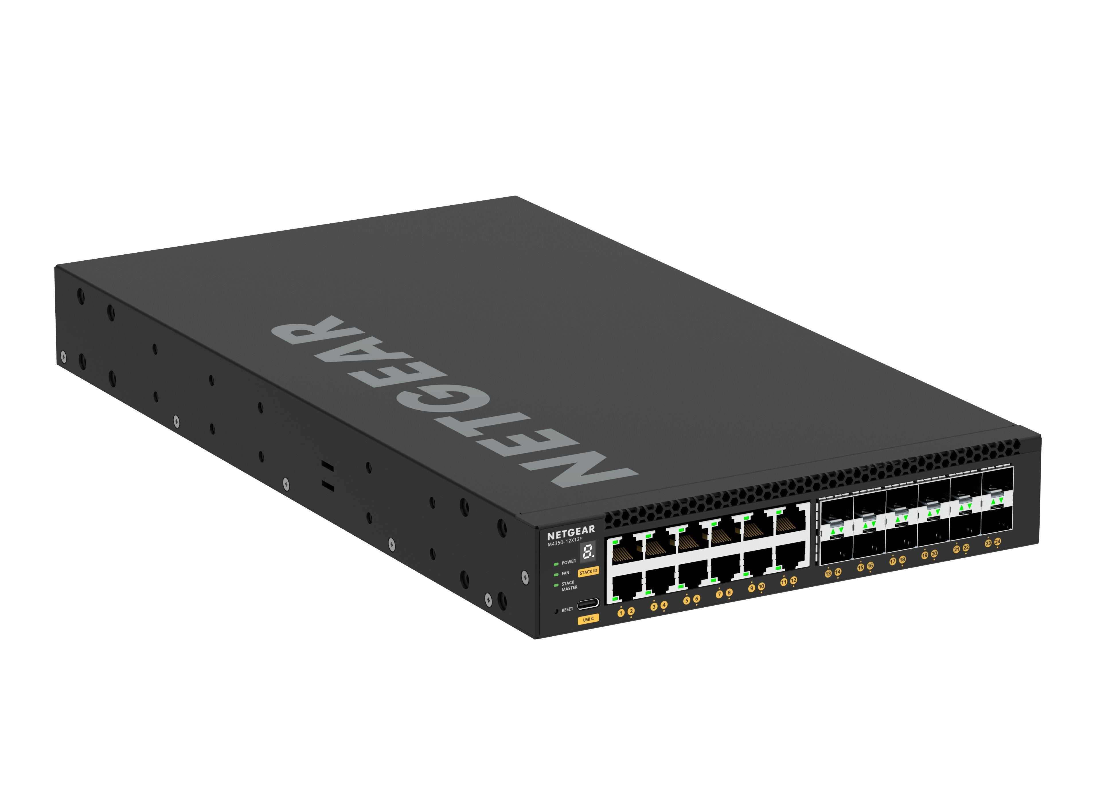 Switch Netgear M4350-12x12f Gestionado L3 10g Ethernet (100/1000/10000) 1u Negro
