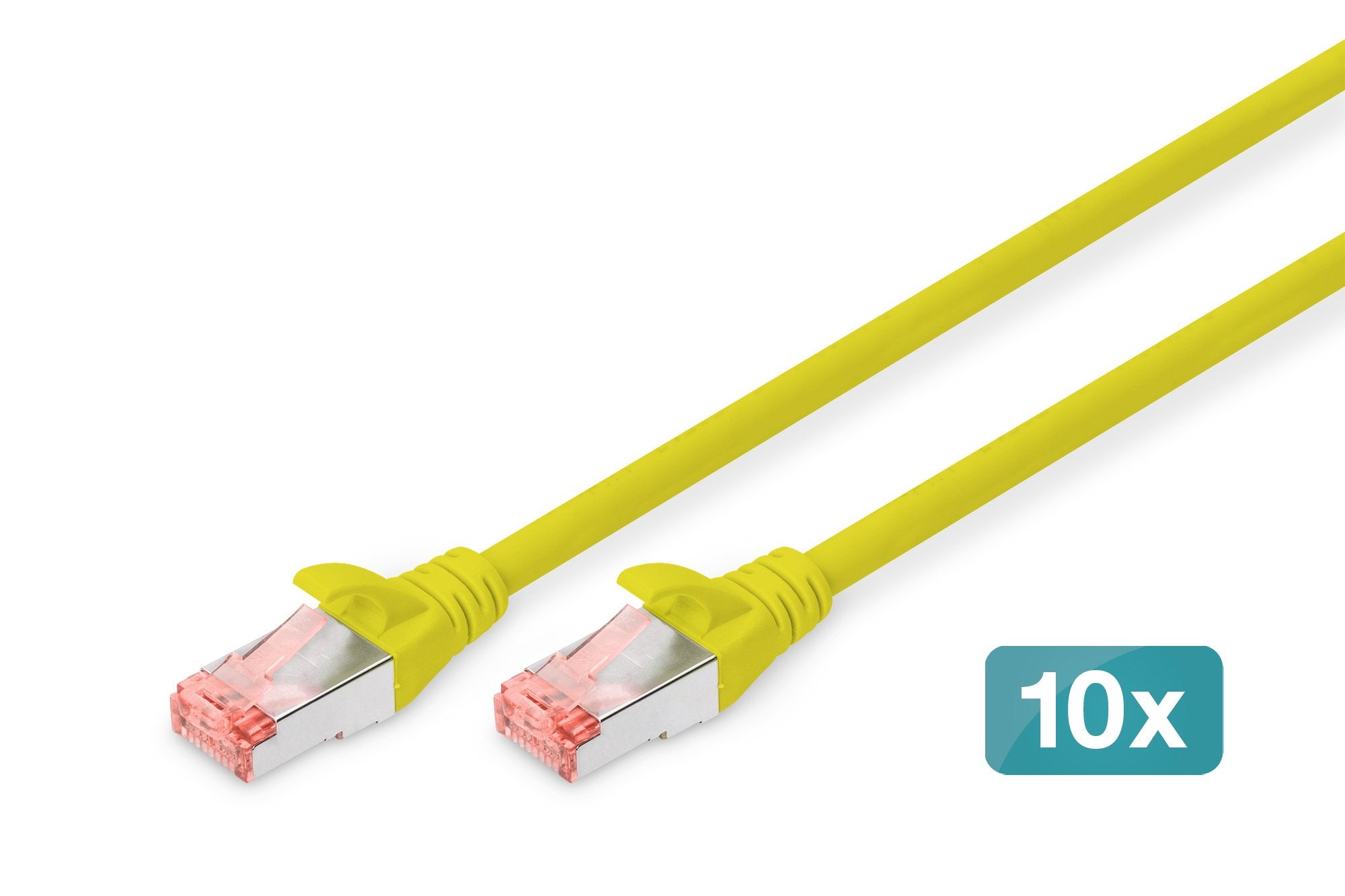 EAN 4016032441571 - Digitus DK-1644-005-Y-10 cable de red Amarillo 0,5 m Cat6 S/FTP (S-STP) imagen 1
