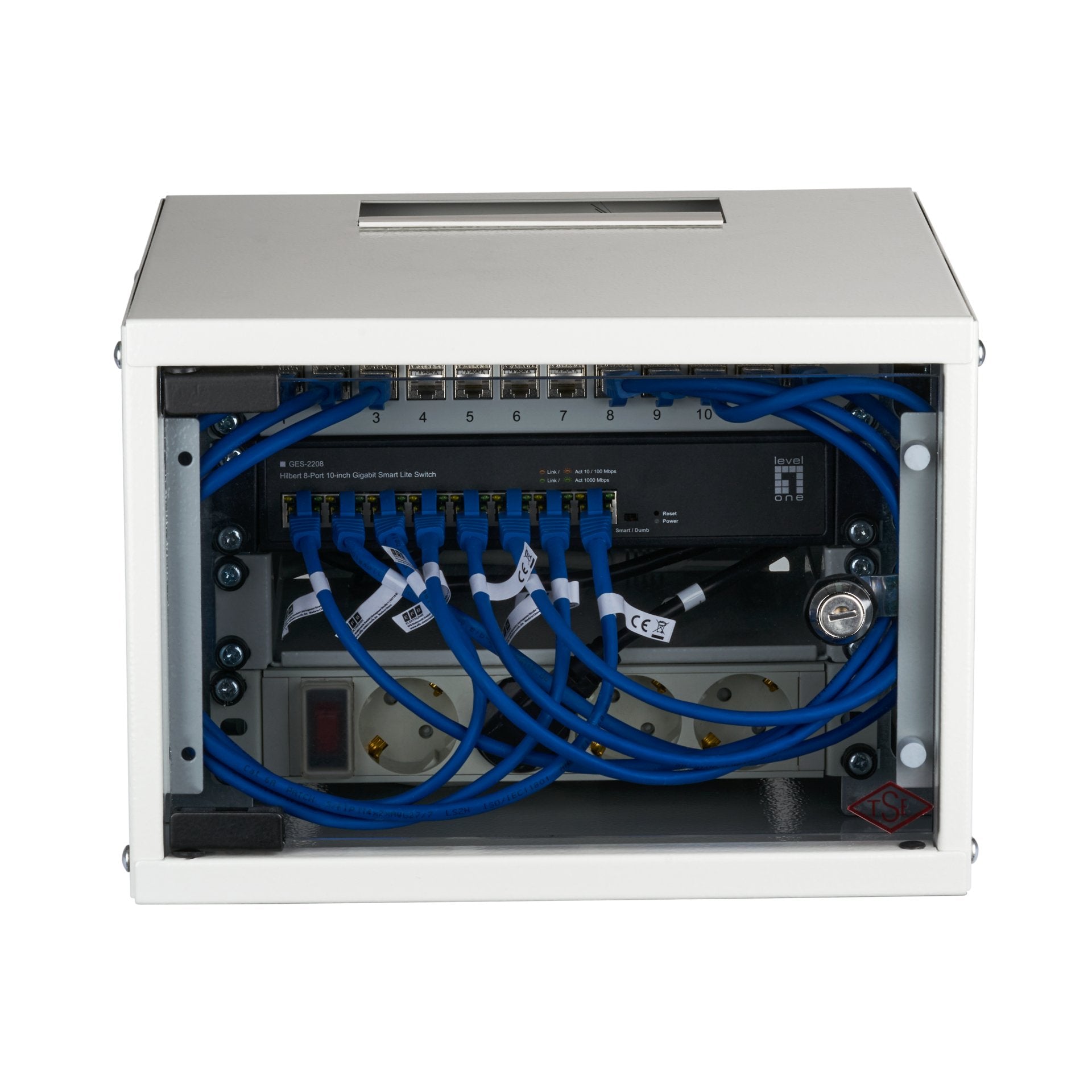 EAN 4049759322328 - EFB Elektronik WGB-1004GR.30-SET1 armario rack 4U Bastidor de pared Gris imagen 4