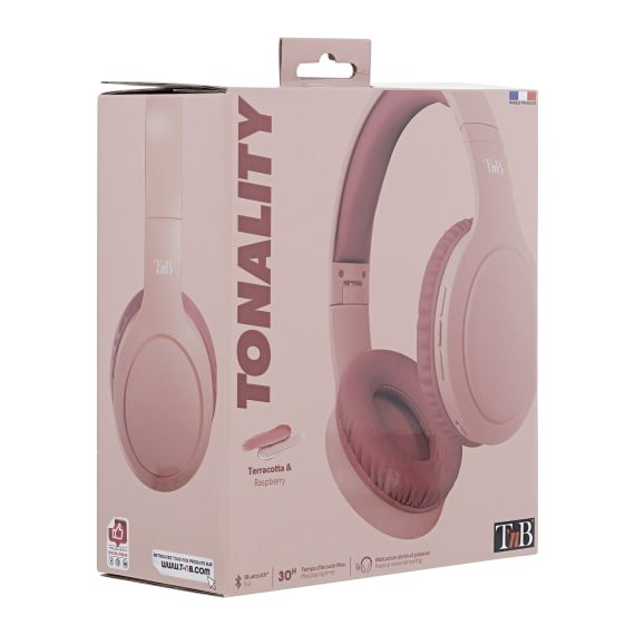 EAN 3303170108413 - T'nB CBTONEPK auricular y casco Auriculares Inalámbrico y alámbrico Diadema USB Tipo C Bluetooth Terracot imagen 5