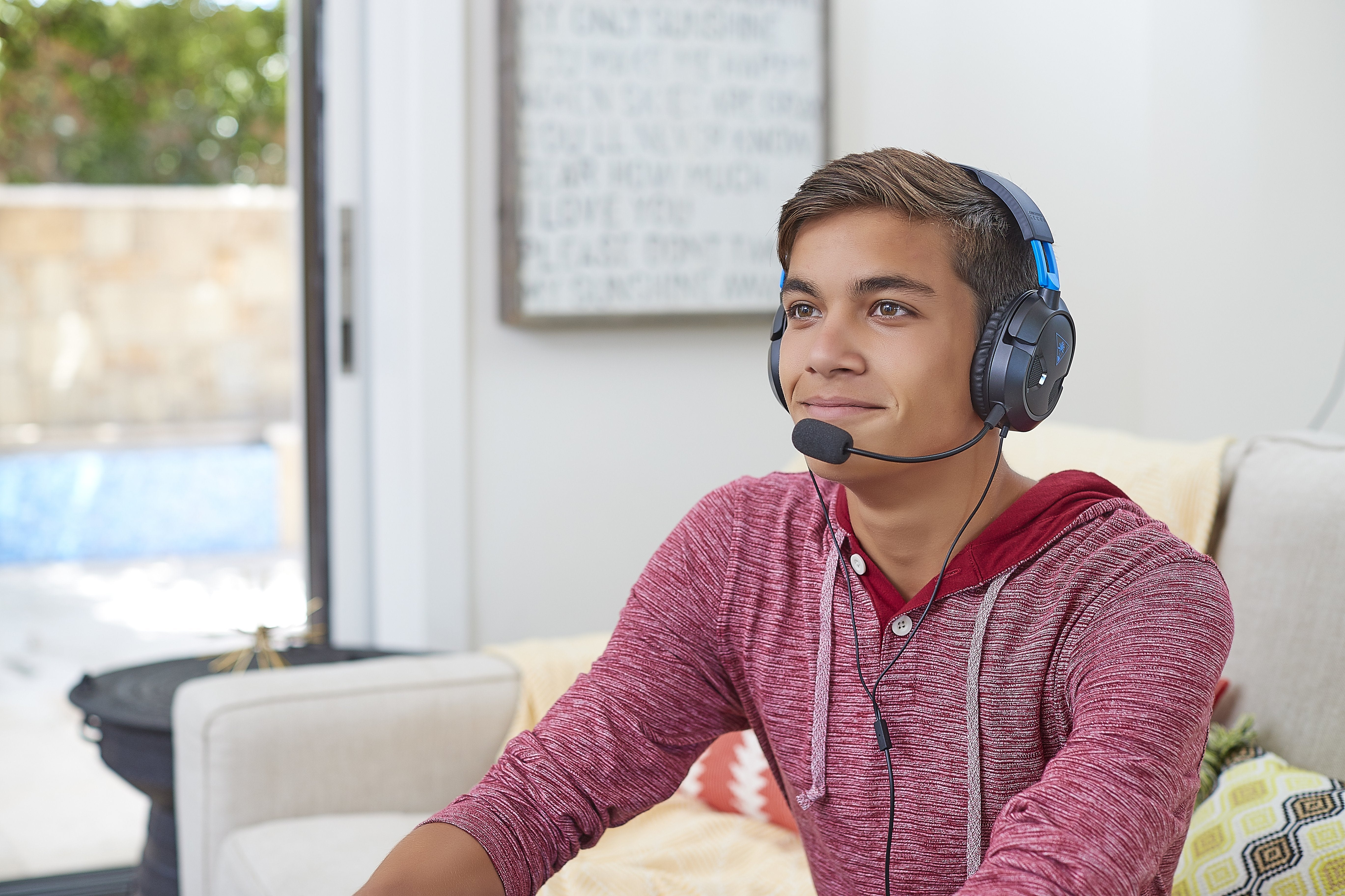 Auriculares Turtle Beach Recon 50p  Alámbrico  Juego Negro, Azul