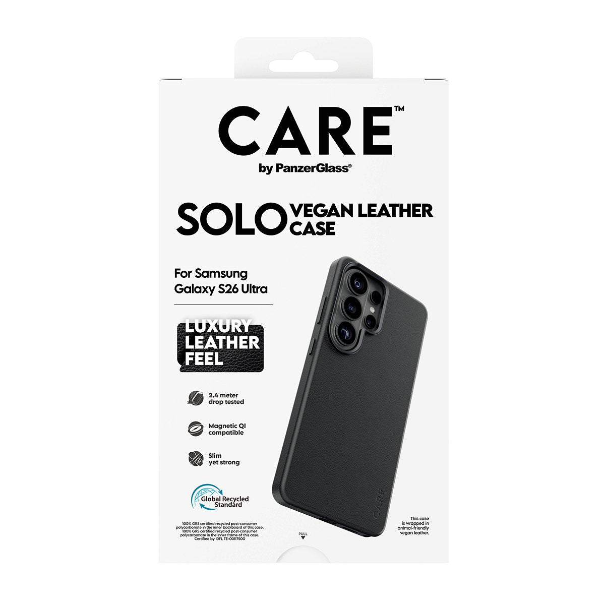 Panzerglass Care Solo Case Black W Qi Samsung Galaxy S26 Ultra