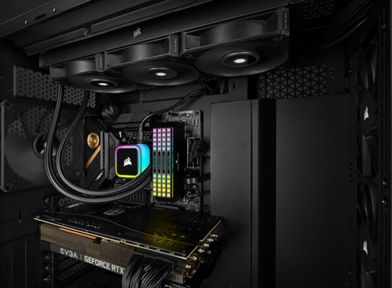 Corsair H100i Refrigerador De Aire Negro 1 Pieza(S)