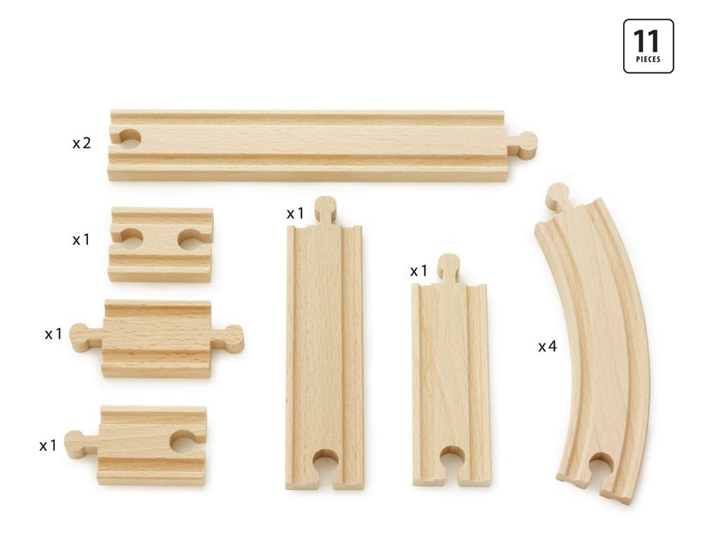 Brio 33401 Brio - Paquete De Expansión Para Principiantes 11 Piezas (33401)