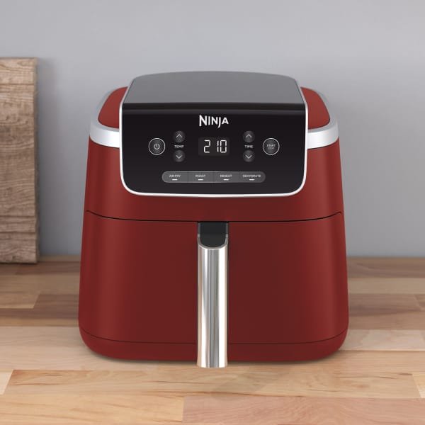 Freidora Ninja Af140eucm Sencillo 4,7 L Independiente Freidora De Aire Caliente Color Canela
