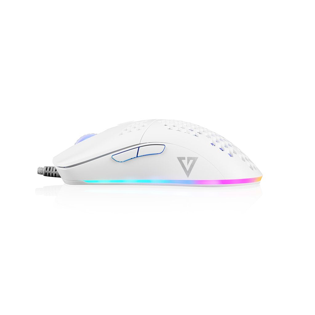Raton Gaming Modecom Volcano Shinobi 3327 Con Cable Blanco - M-Mc-Shinobi-3327-200