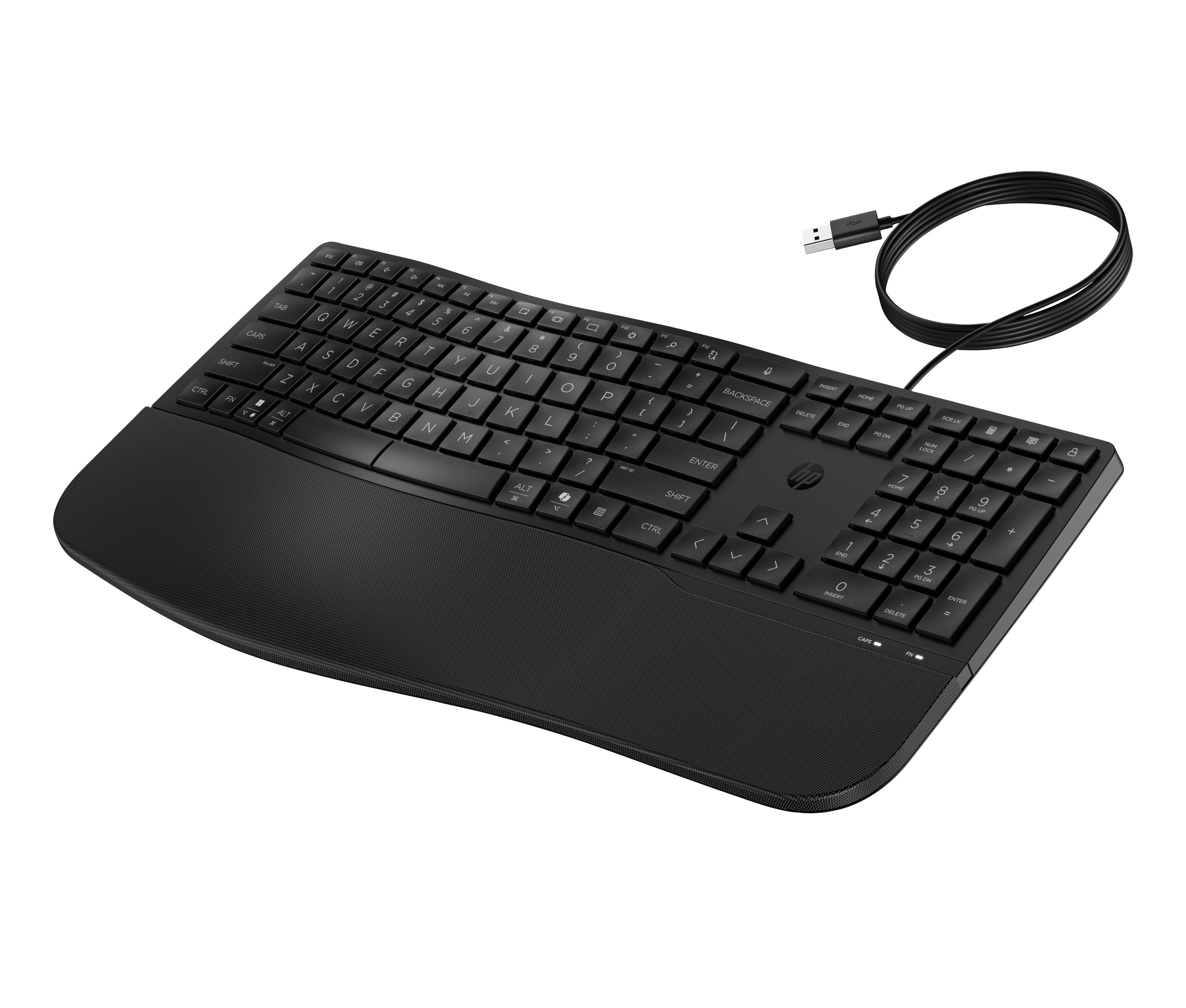 EAN 0197498232584 - HP 480 Comfort Wired Keyboard teclado Hogar USB Negro imagen 8