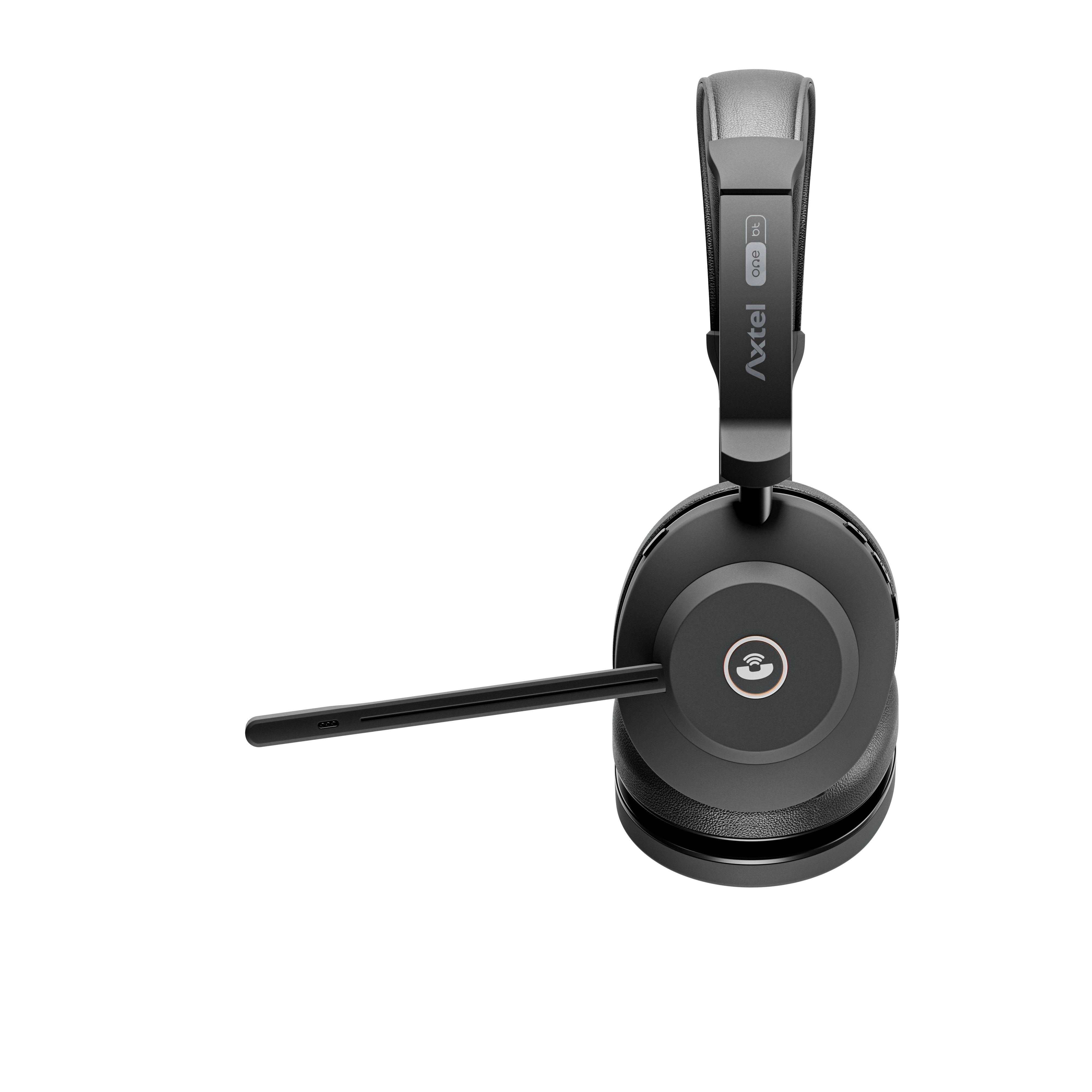 Auriculares  Axtel One Bt Con Mirofono Inalambricos - Hasta 40 Horas De Autonomia - Cancelacion De Ruido - Bluetooth -