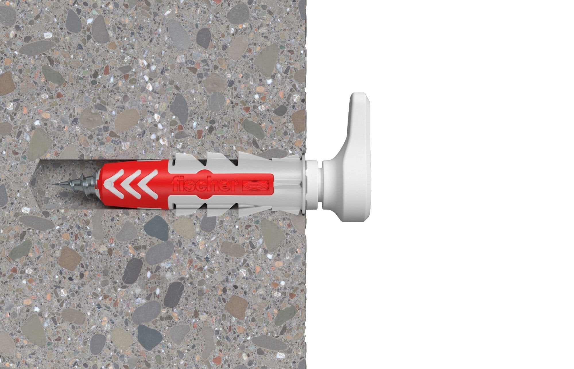 Fischer Easyhook Loop Duopower 8x40, Pasador Blanco