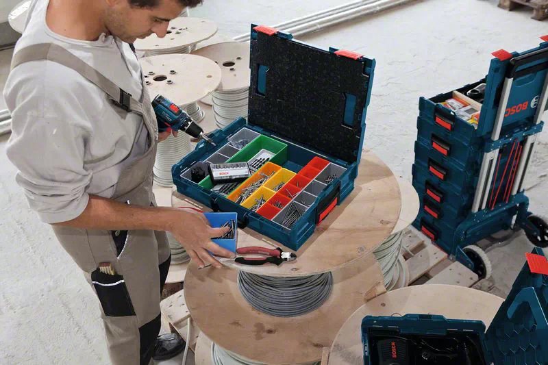 EAN 3165140953566 - Bosch 1 600 A01 6NC caja de almacenaje Rectangular Acrilonitrilo butadieno estireno (ABS) Azul imagen 4