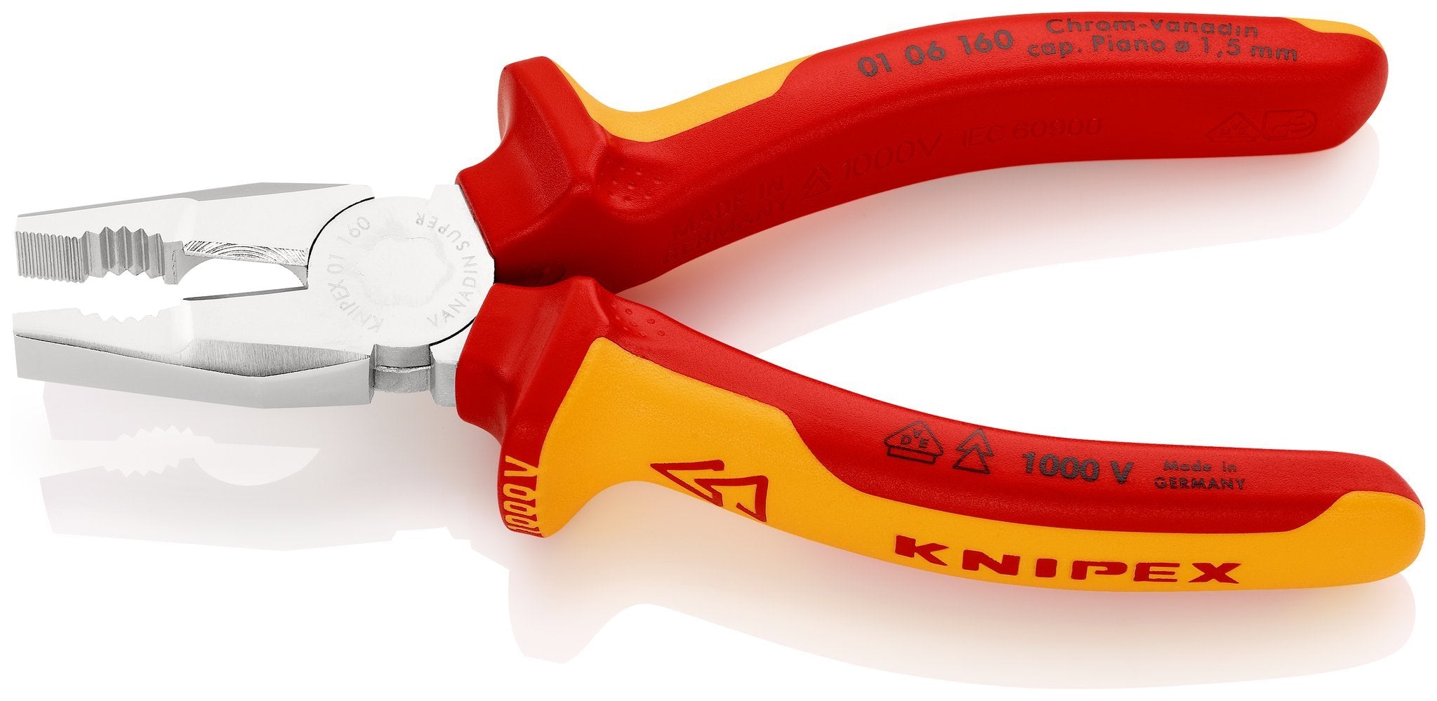 Alicates Knipex Kombizange 01 06 160 Vde 01 06 160