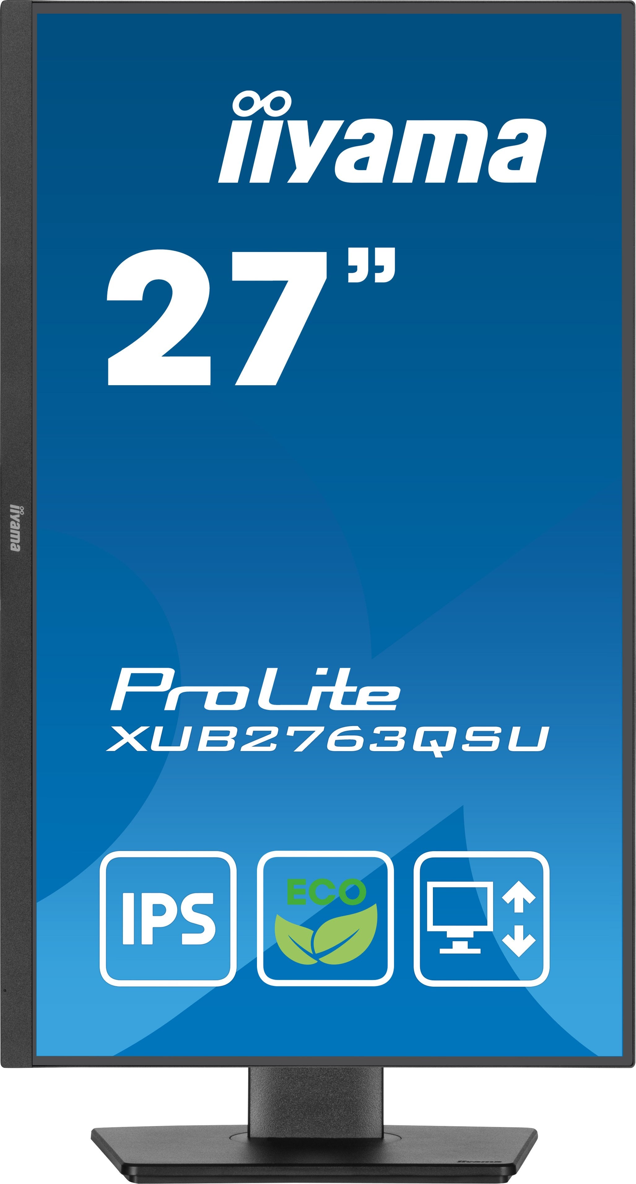 EAN 4948570124282 - iiyama ProLite XUB2763QSU-B1 pantalla para PC 68,6 cm (27") 2560 x 1440 Pixeles Full HD LED Negro imagen 10