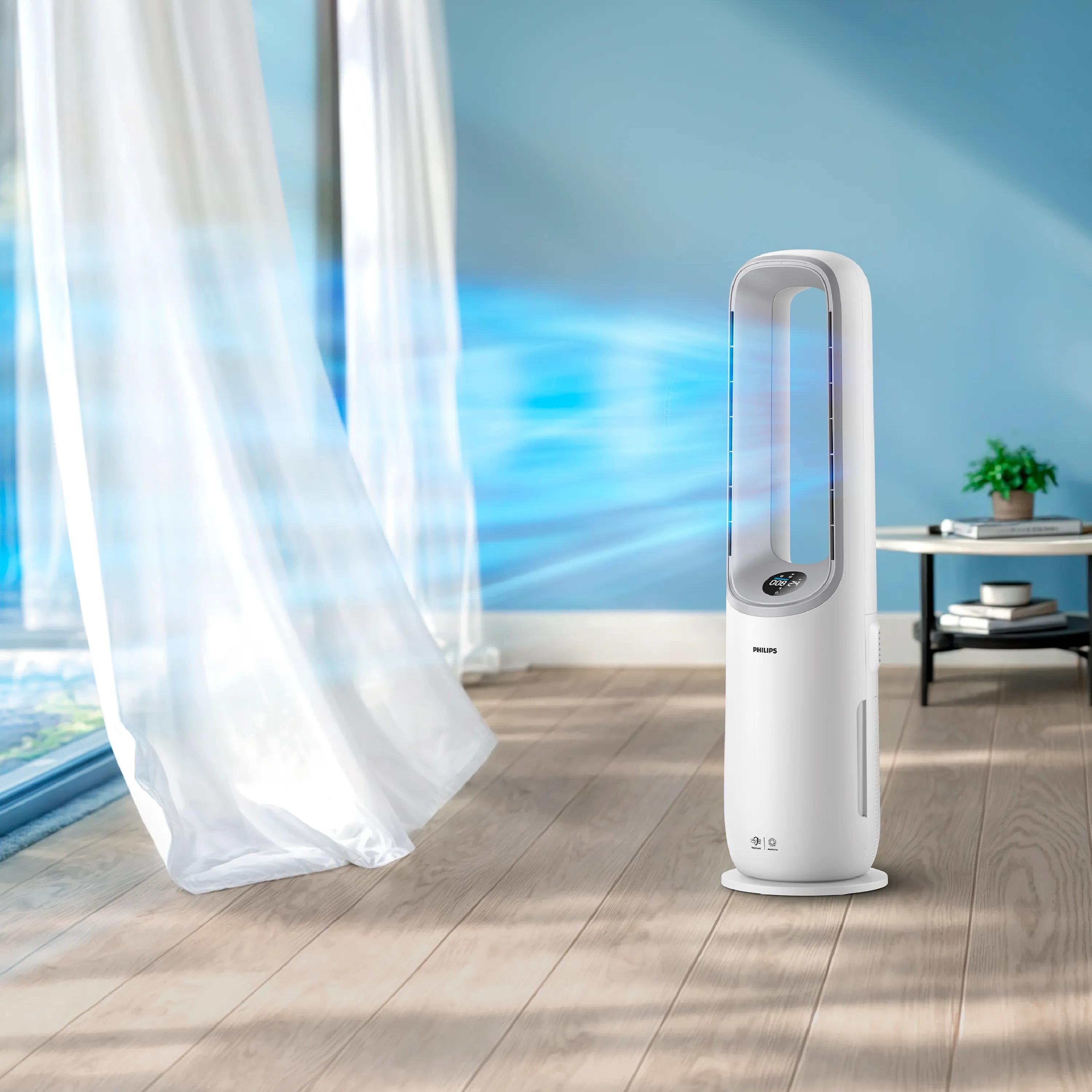 EAN 8720389019395 - Philips AMF765/10 purificador de aire 70 m² 47 dB 40 W Blanco, Gris imagen 5