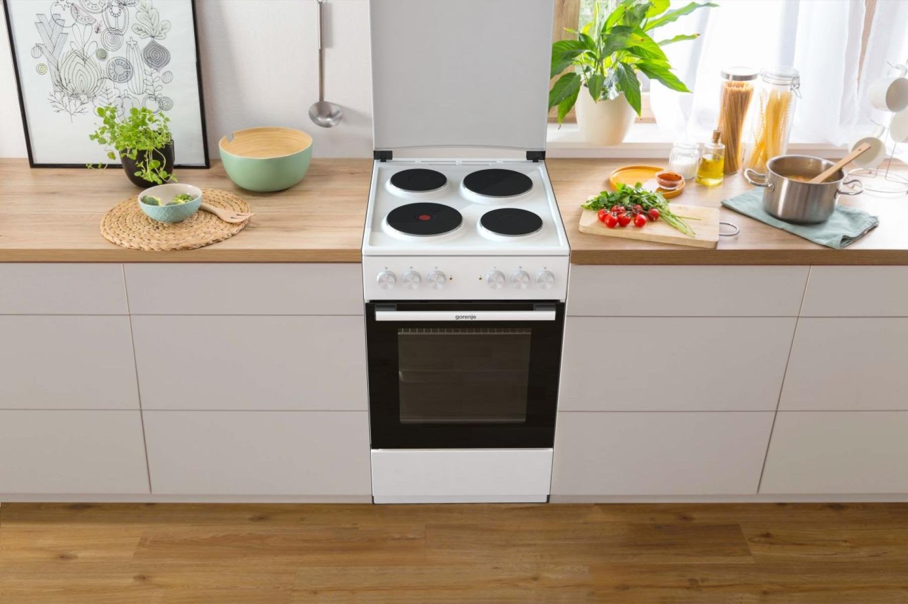EAN 3838782748783 - Gorenje GE5A23WH Cocina independiente Eléctrico Hornillo eléctrico / Placa eléctrica Blanco imagen 15