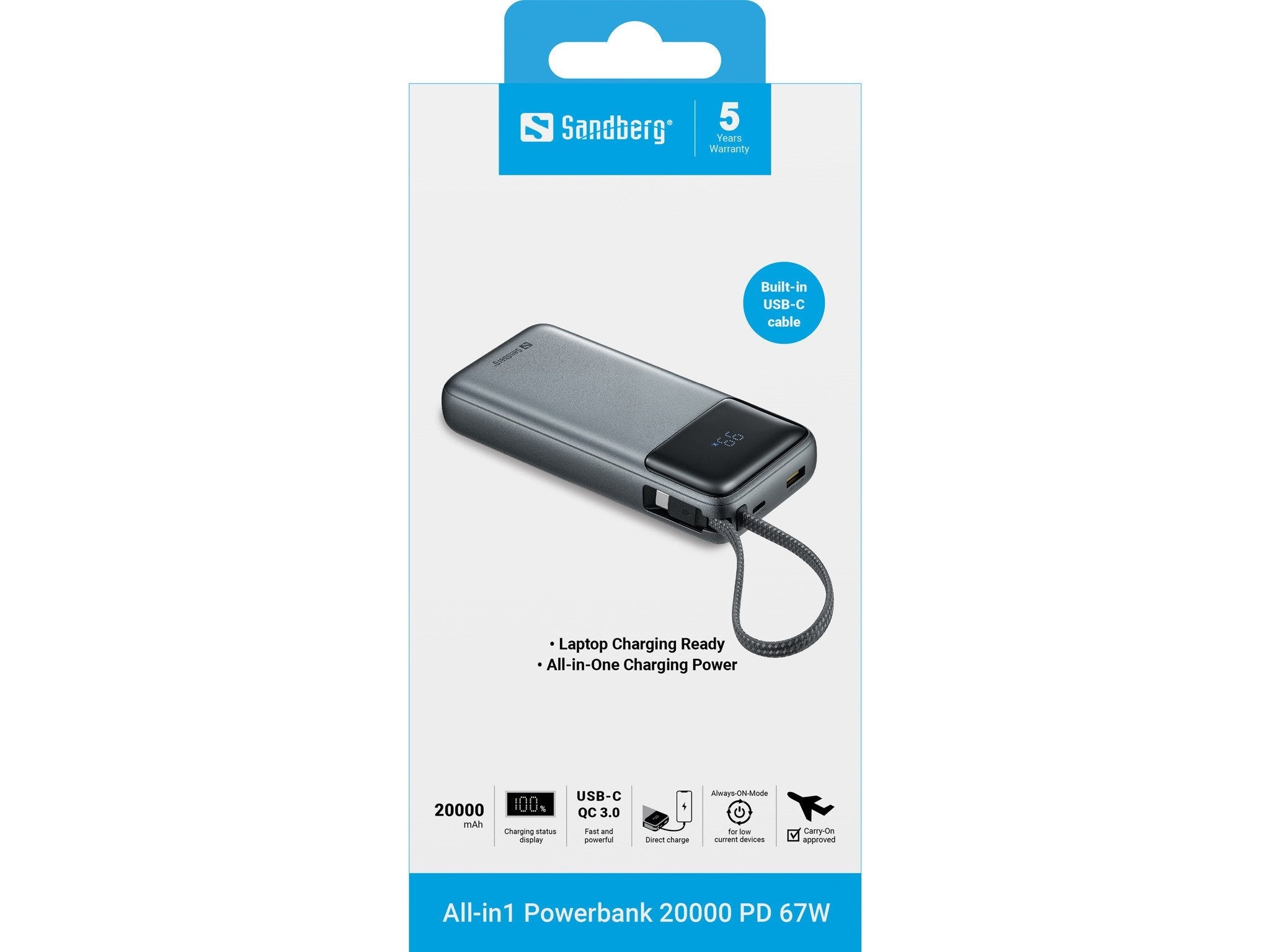 All-In1 Powerbank 20000 Pd 67w All-In1 Powerbank 20000 Pd67w