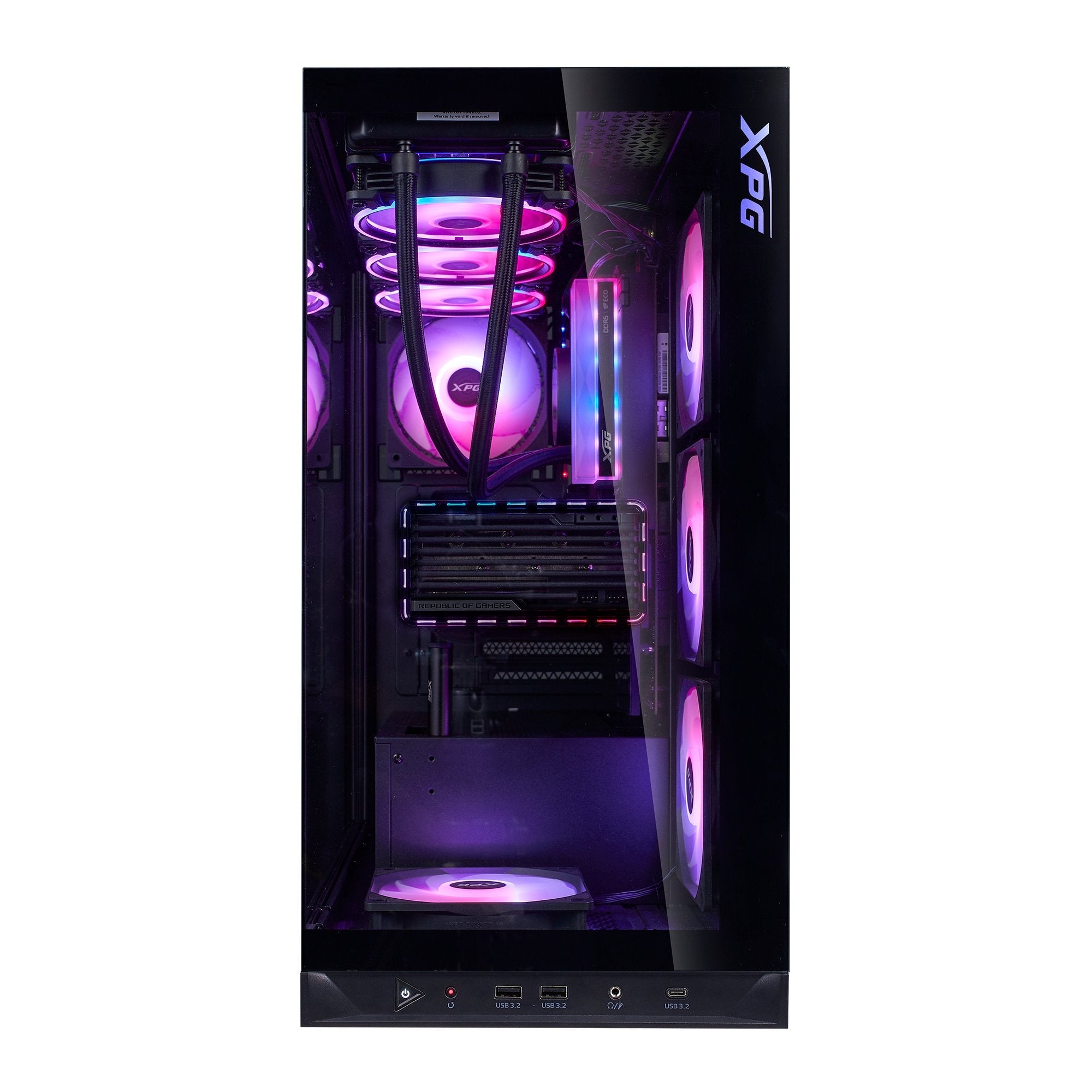 Caja Pc Geh Xpg Invader X Btf Atx Midi Tower Negro Retail