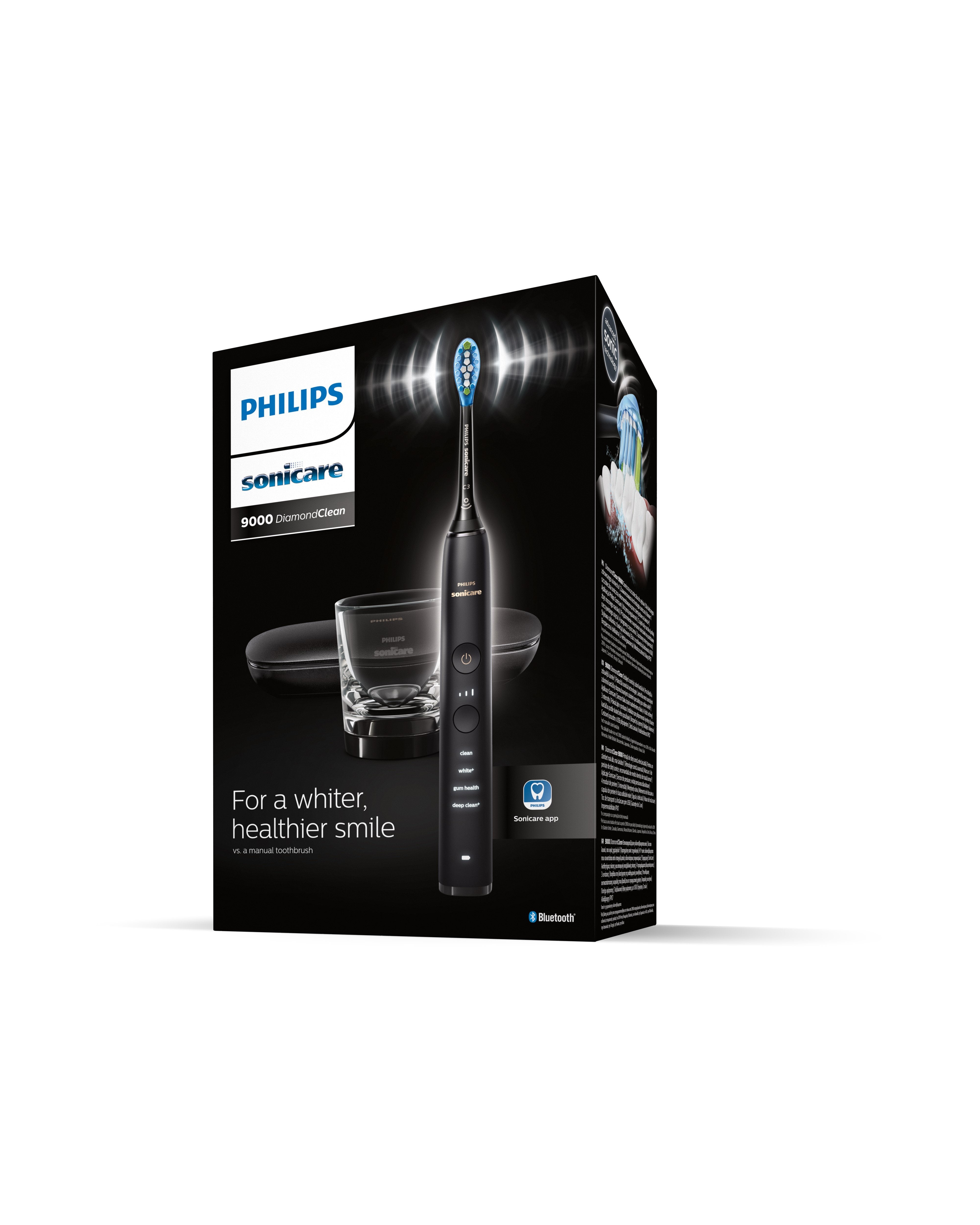 EAN 8710103935957 - Philips Sonicare DiamondClean HX9911/09 cepillo eléctrico para dientes Adulto Cepillo dental sónico Negro imagen 8