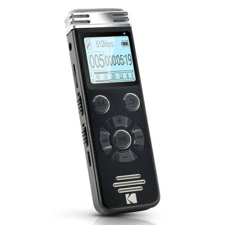 Kodak Vrc450 Black Grabadora De Voz Digital 8gb