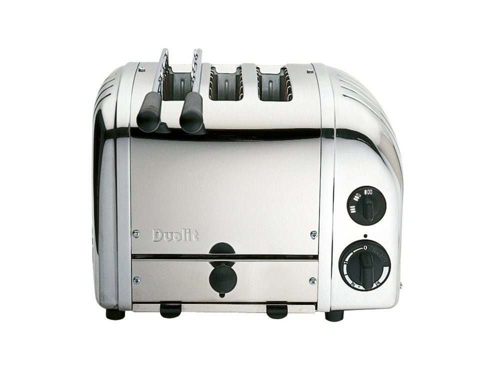 Tostadora Dualit 2+1 Combi Toaster Incl. Pinza Toast Polished