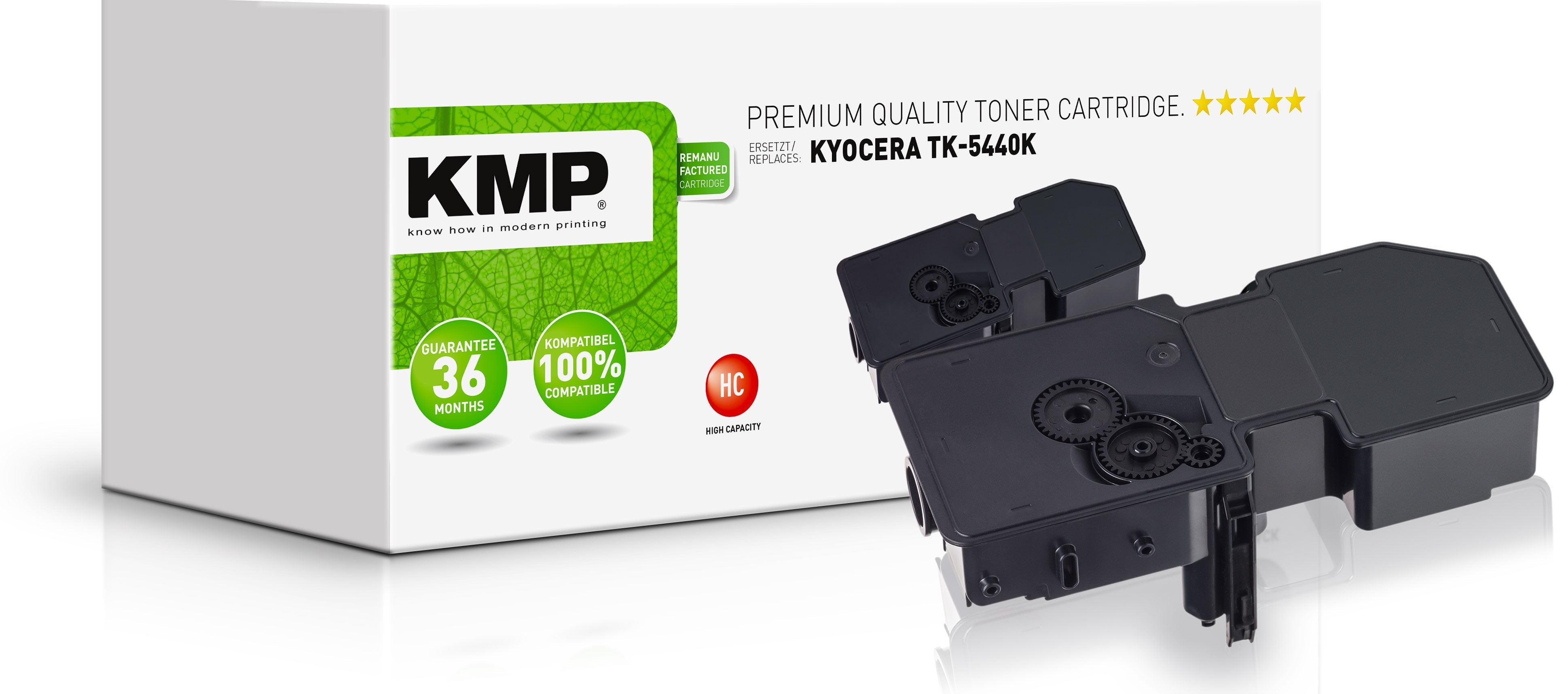 Kmp Toner Kyocera Tk-5440k Pa2100 Ma2100 Serie Negro Remanufactured