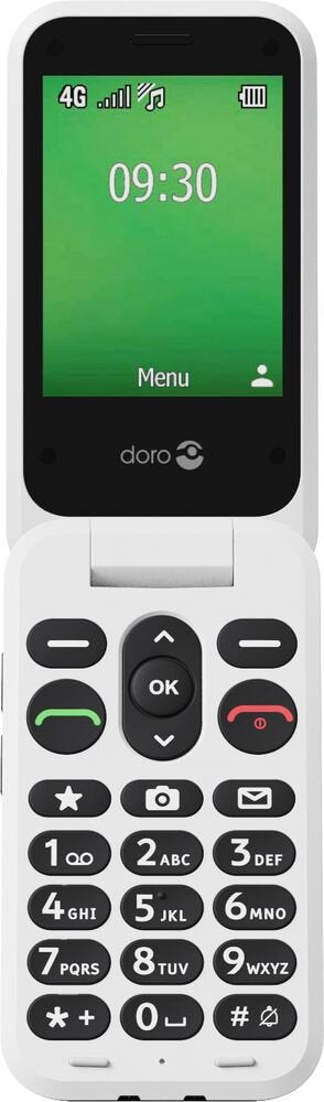 EAN 7322460089931 - Doro Leva E30 7,11 cm (2.8") 142,7 g Negro, Blanco Característica del teléfono imagen 2