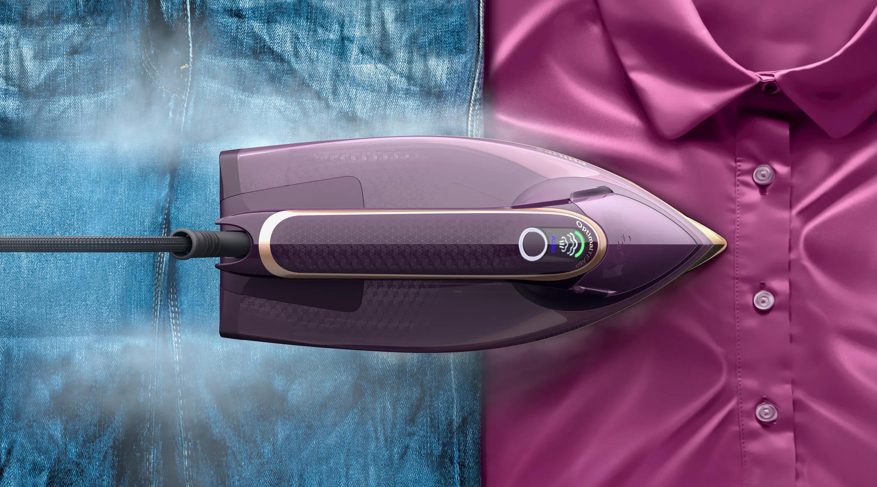EAN 8720389004599 - Philips DST8040/30 plancha Plancha a vapor Suela SteamGlide Elite 3000 W Púrpura imagen 6