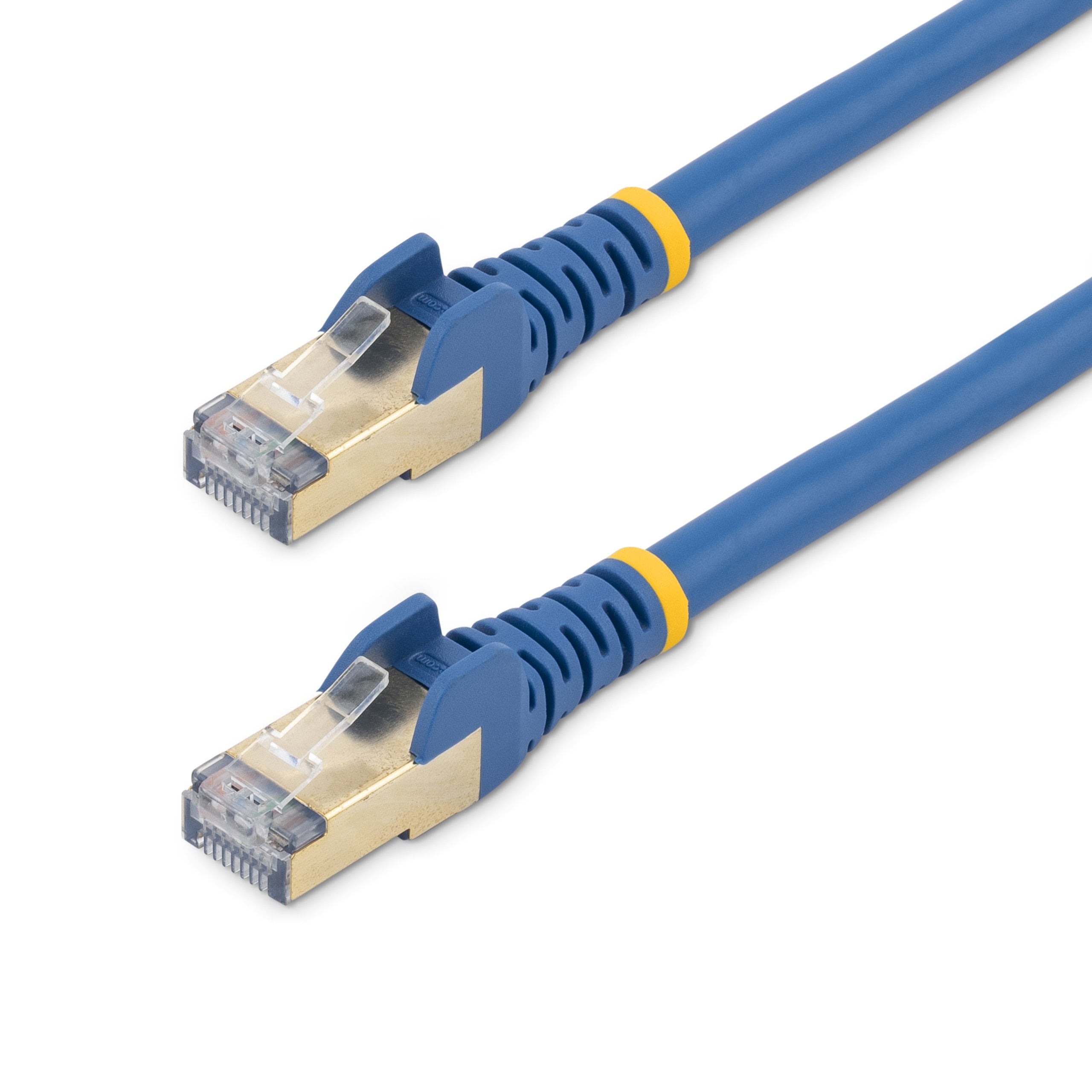Startech.Com Cable De 1,5m De Red Ethernet Cat6a Azul Sin Enganches Con Alambre De Cobre, 1,5 M, Cat6a, U/Ftp (Stp), Rj-45, Rj-45, Azul