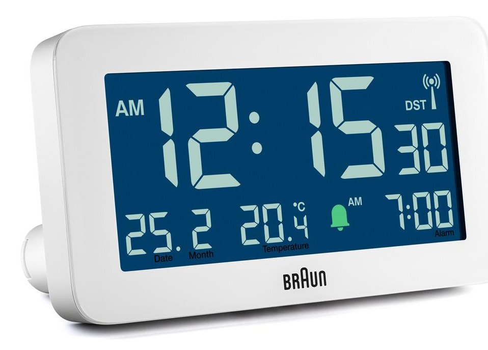 EAN 5013348621030 - Braun BC10W-DCF despertador Reloj despertador digital Blanco imagen 2