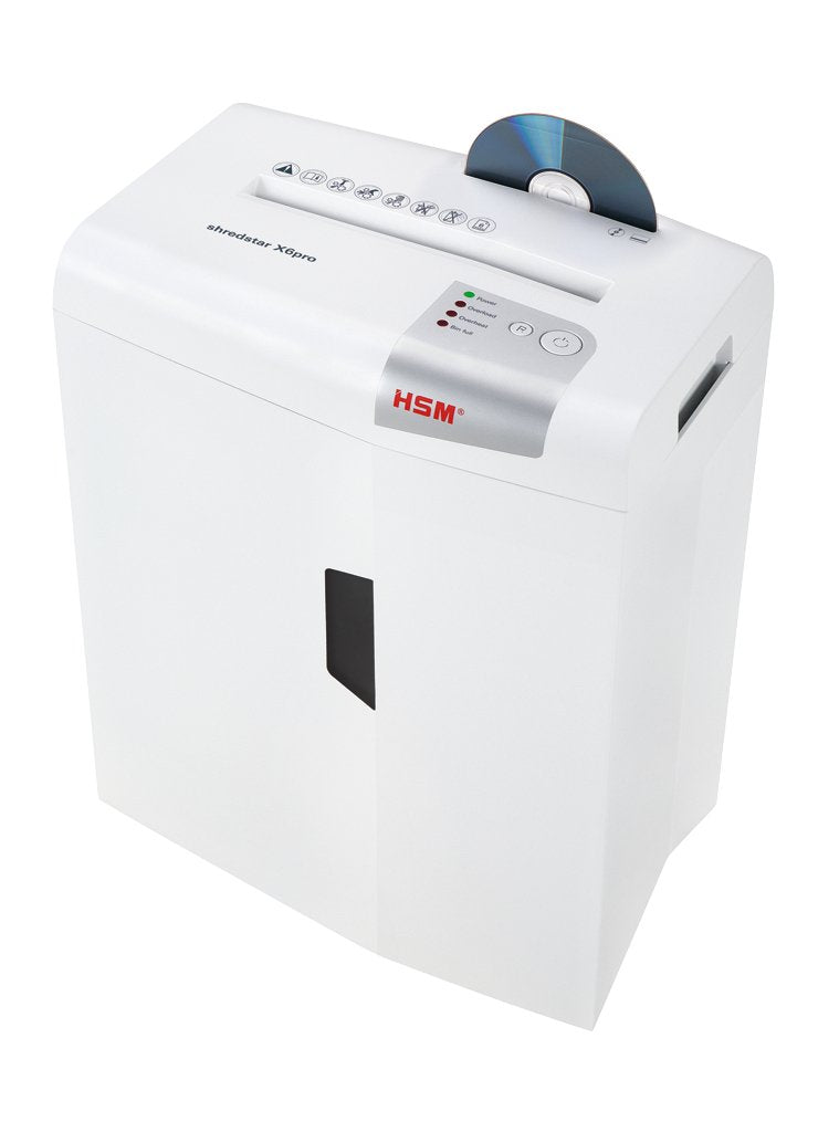 EAN 4026631057776 - HSM X6pro triturador de papel Corte en partículas 58 dB 22 cm Plata, Blanco imagen 4